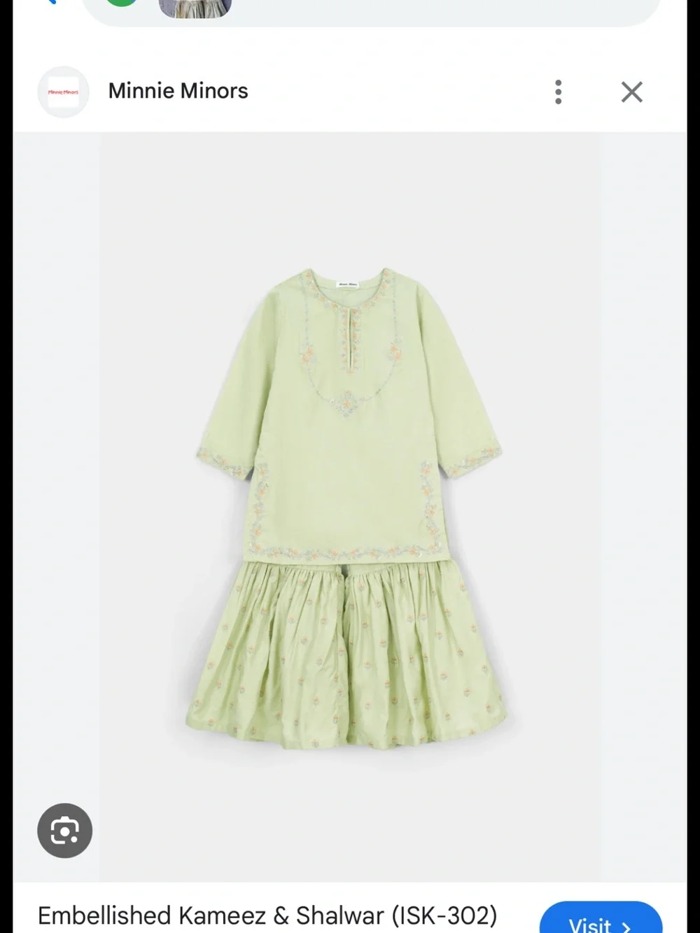 Minnie Minors baby girl gharara and shirt